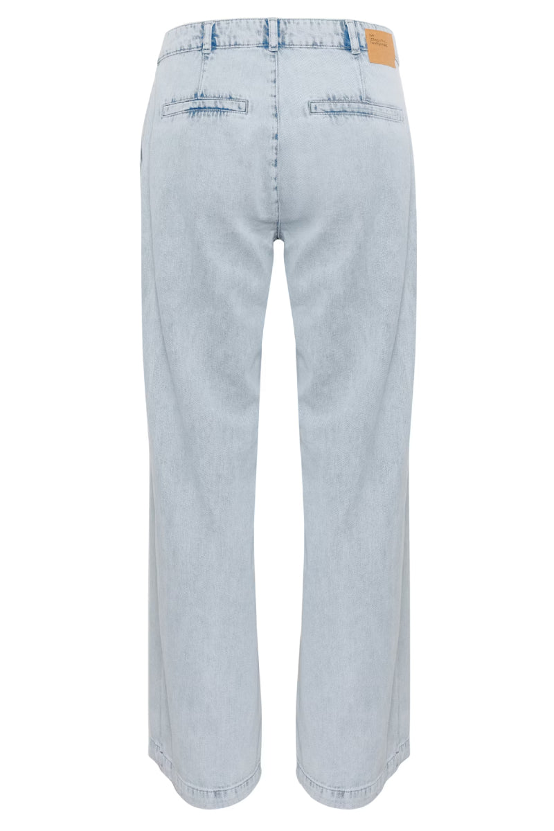 My Essential Wardrobe MaloMW 143 Wide Y Pant - Light blue wash