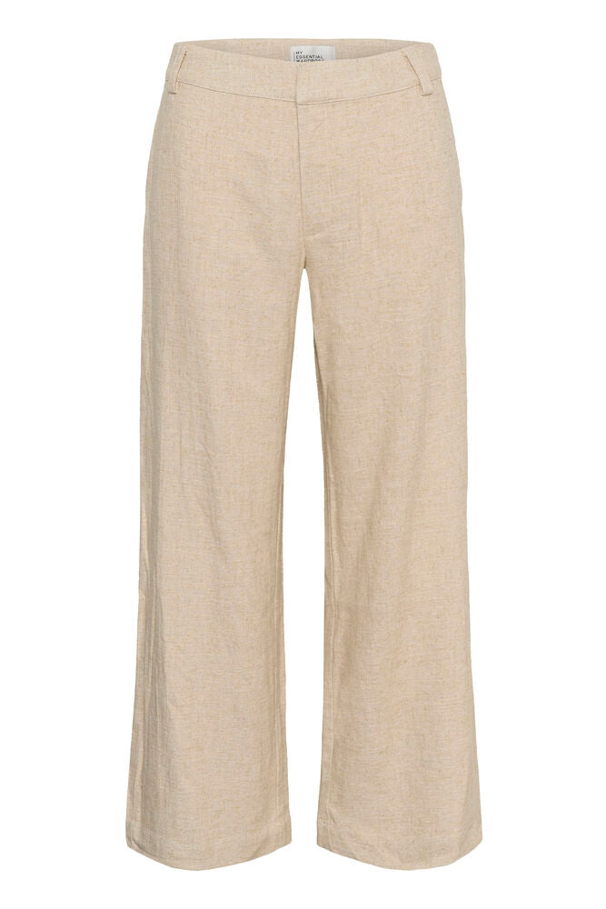 My Essential Wardrobe LavitaMW Pant - oatmeal melange