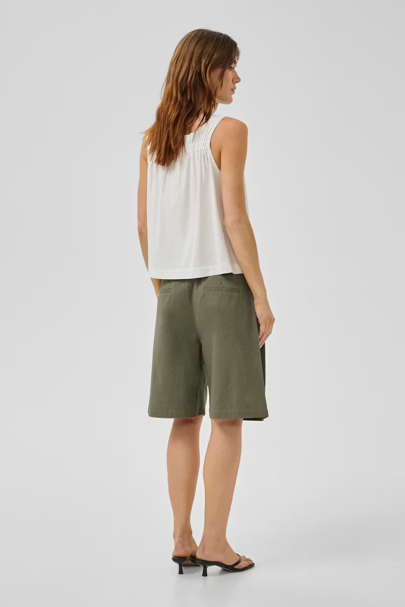 My Essential Wardrobe MWDias Florence top - bright white