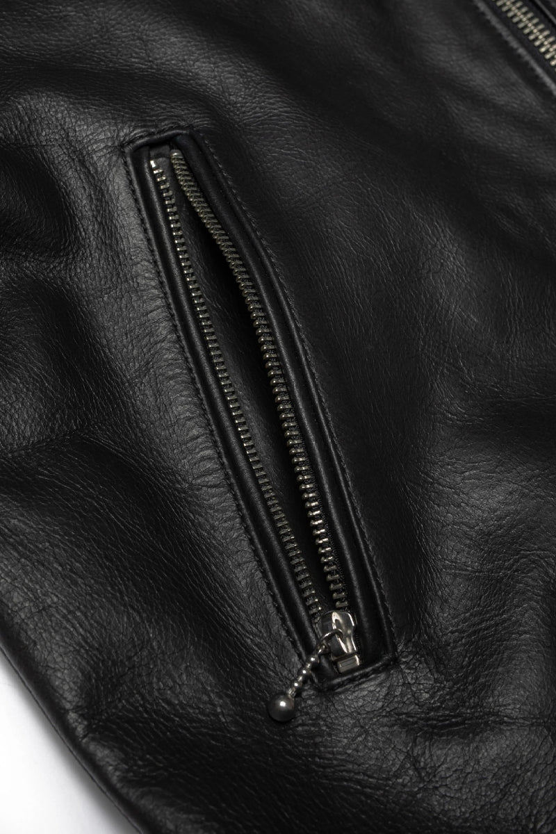 Nudie Eddy Rider Leather Jacket - black