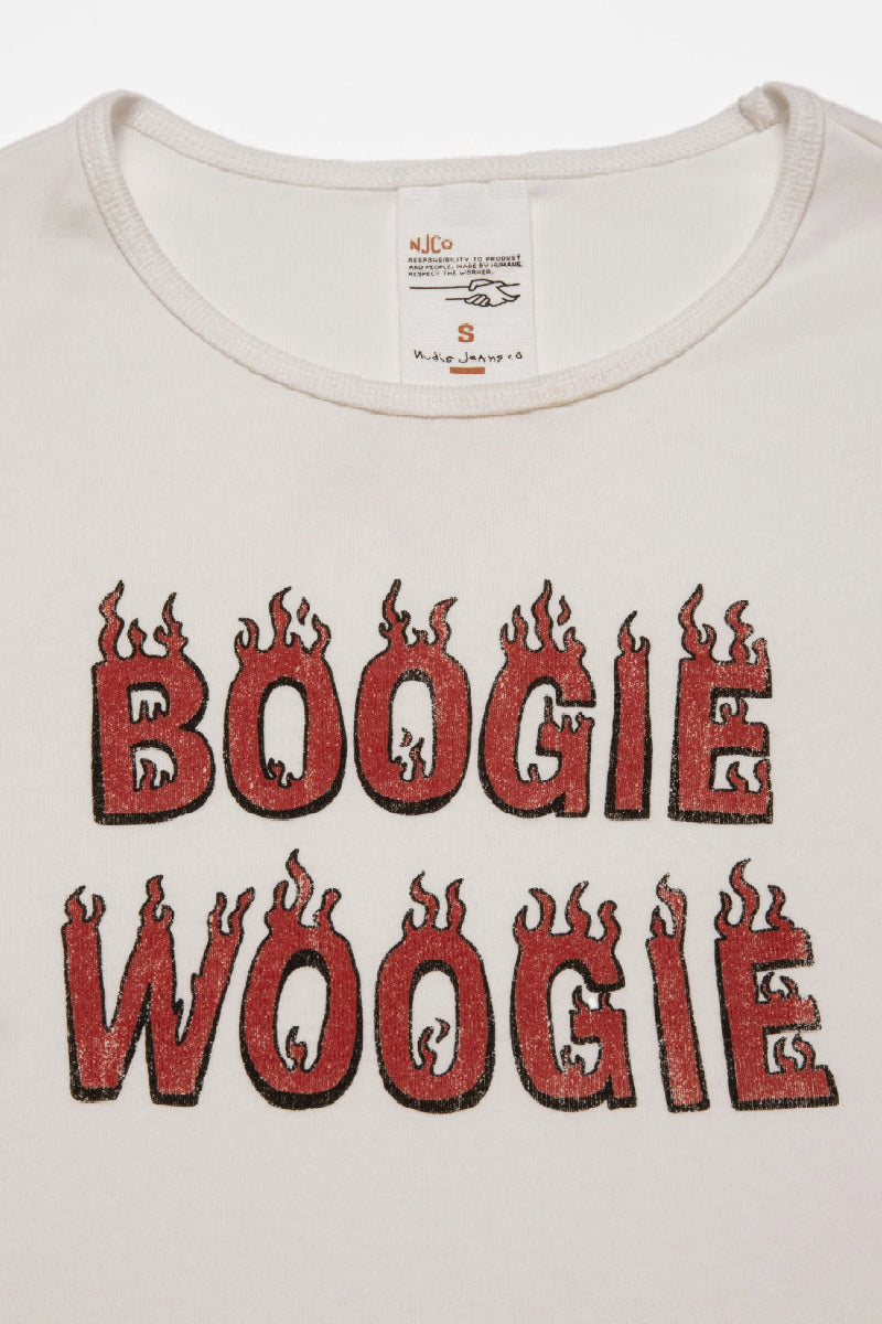 Nudie Eve T-shirt Boogie Woogie - offwhite