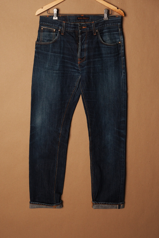 Nudie Jeans Re-use Sharp Bengt selvage - 31/34" I #0421
