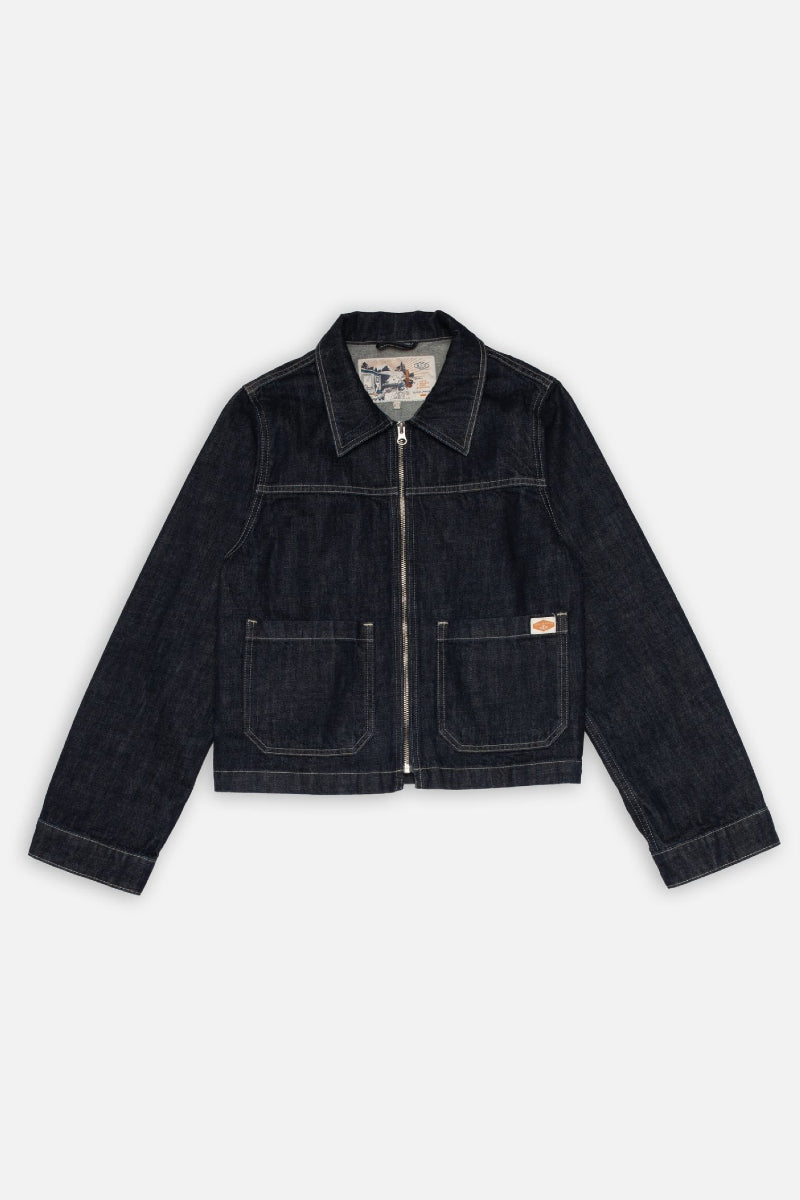 Nudie Jeans Anja Workwear Denim Jacket - Dark Blue