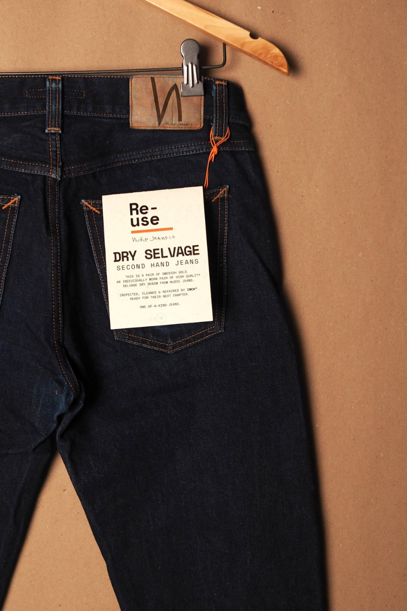 Nudie Jeans Denim Selvedge Jeans Nudie Jeans Re-use Gritty Jackson