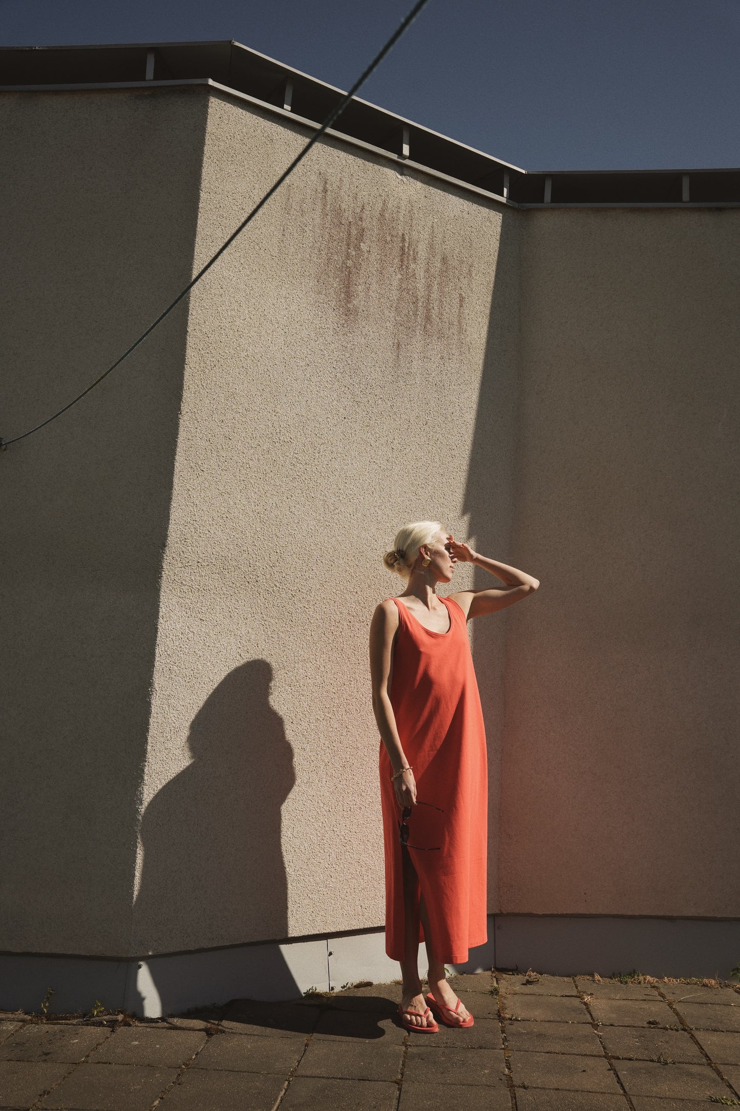 OUNCE garments Ellen Maxi Dress - red