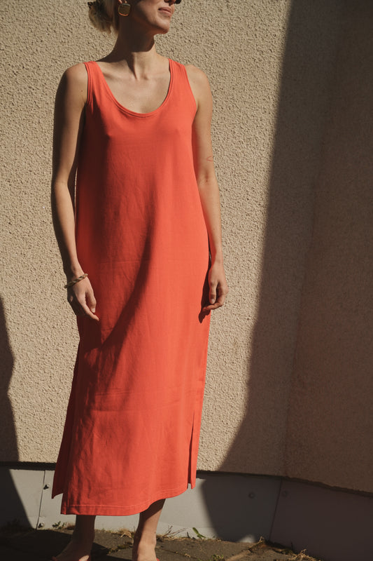 OUNCE garments Ellen Maxi Dress - red