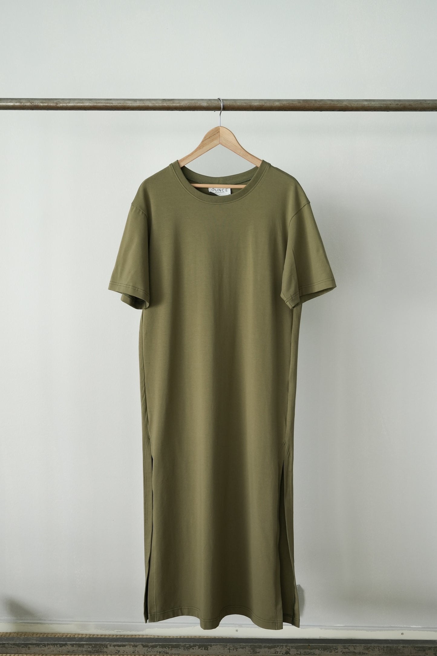 OUNCE garments Indie t-shirt dress - green