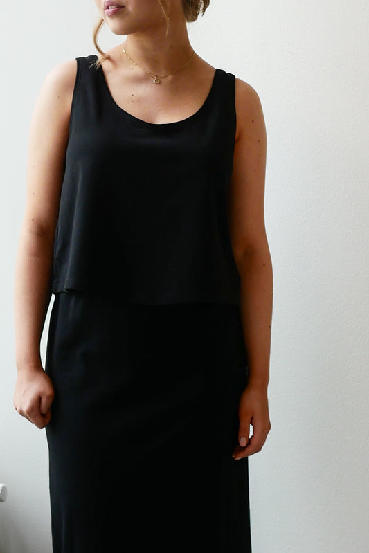 OUNCE garments Saga sleeveless shirt - black