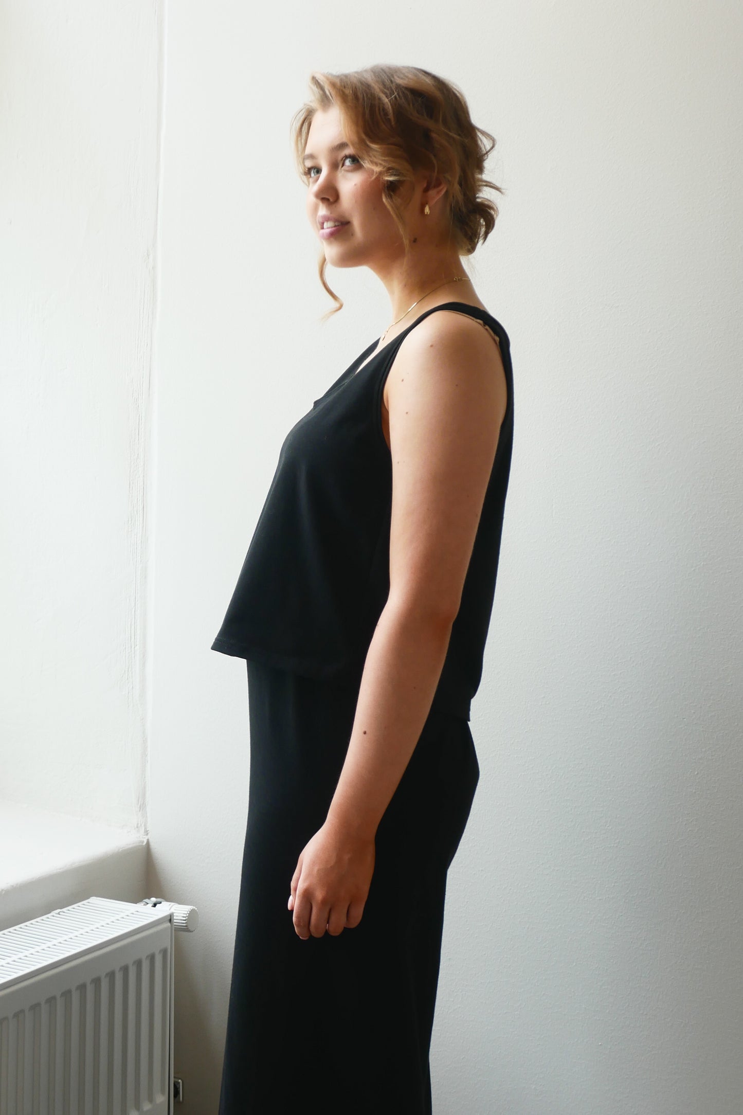 OUNCE garments Saga sleeveless shirt - black