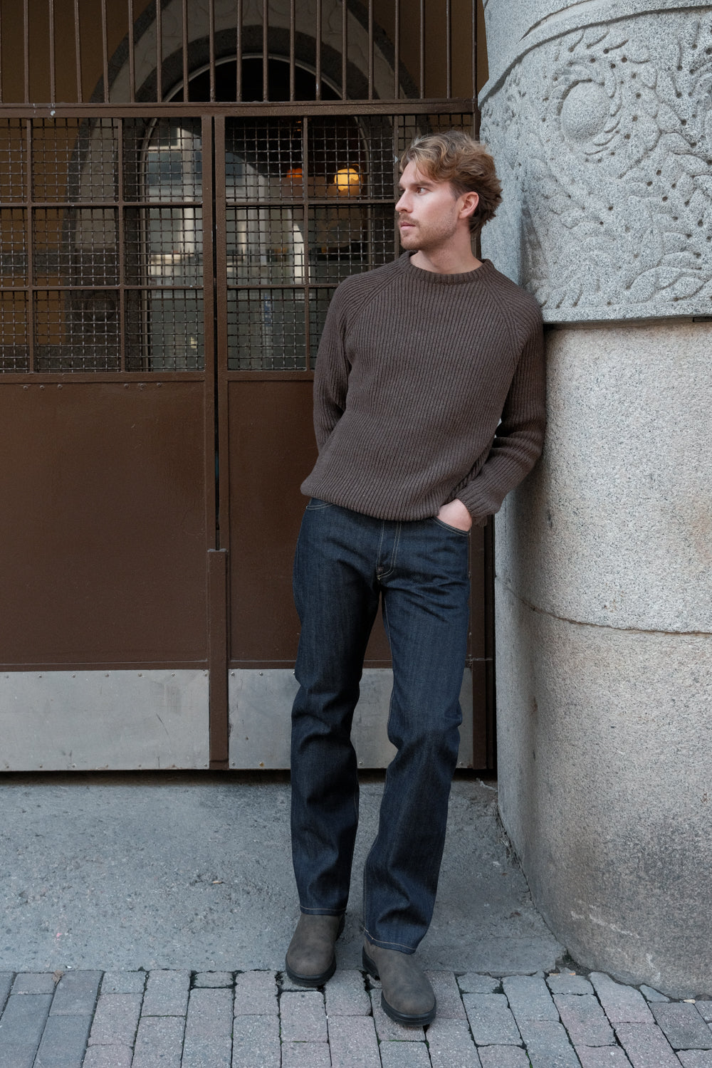 OUNCE garment Oskar Sweater - brown