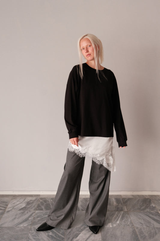 OUNCE garments Willy LS - black