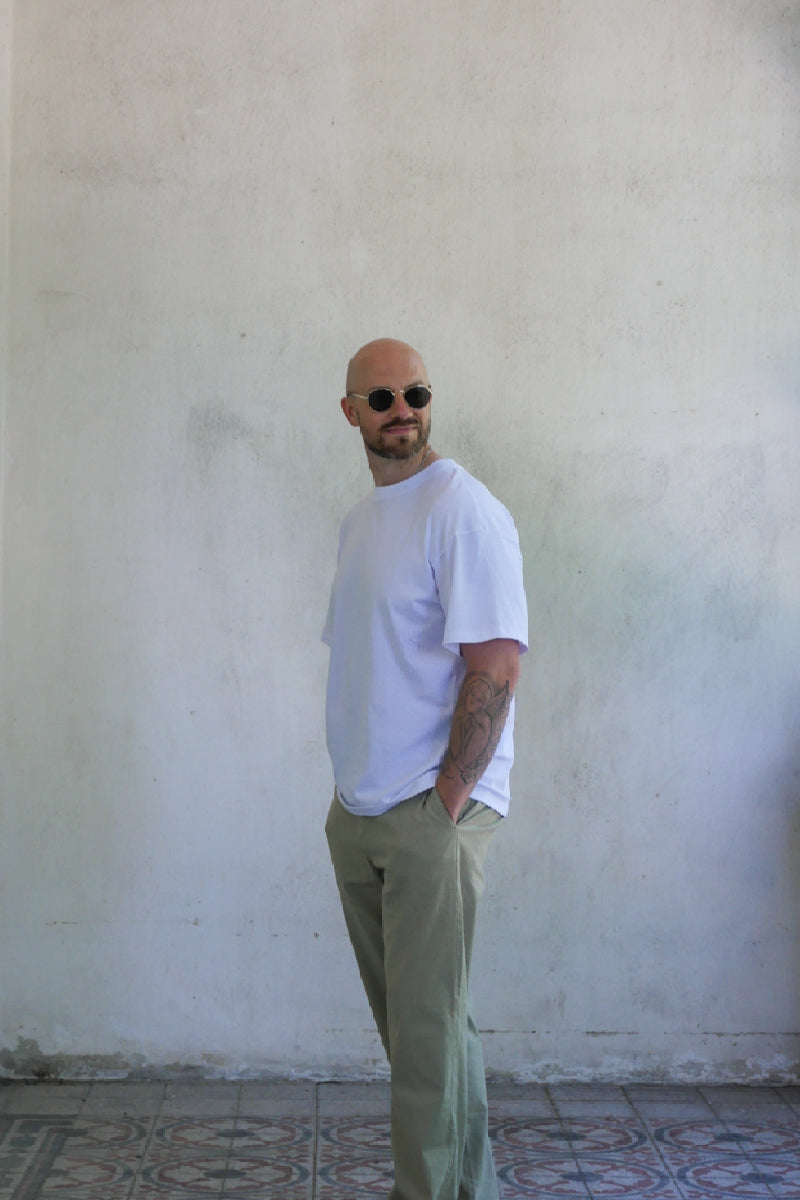 OUNCE garments Willy oversize t-shirt - white