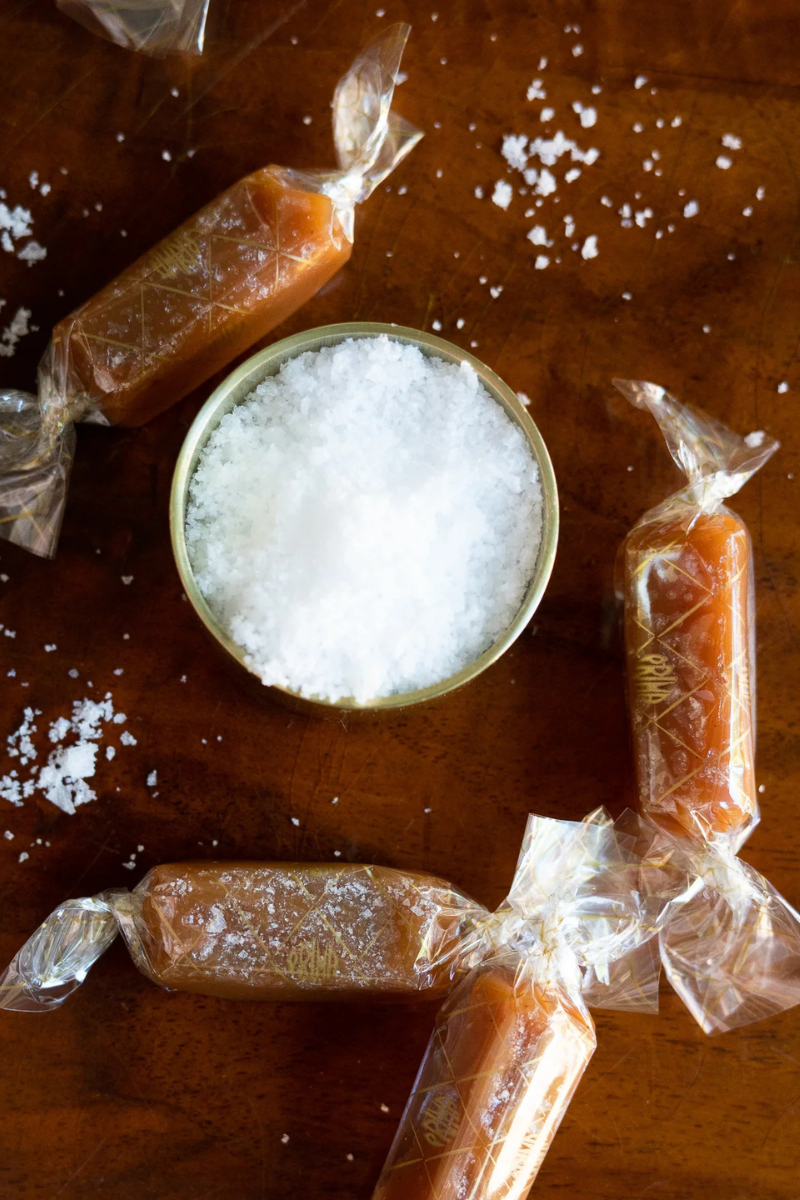 Pärlans Konfektyr Caramel box of 5 - vanilla & sea salt