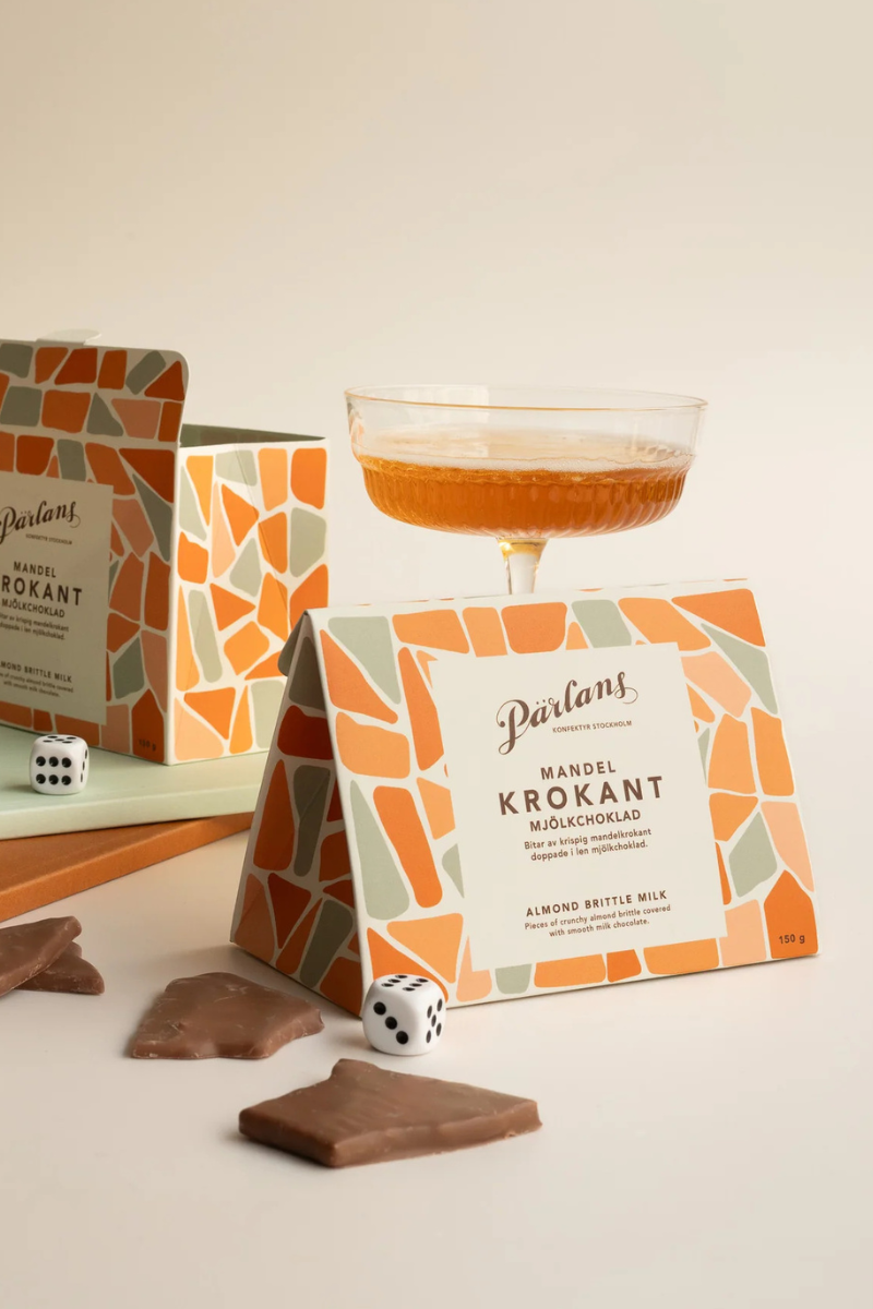 Pärlans Konfektyr Brittle of Crokant - almond milk chocolate