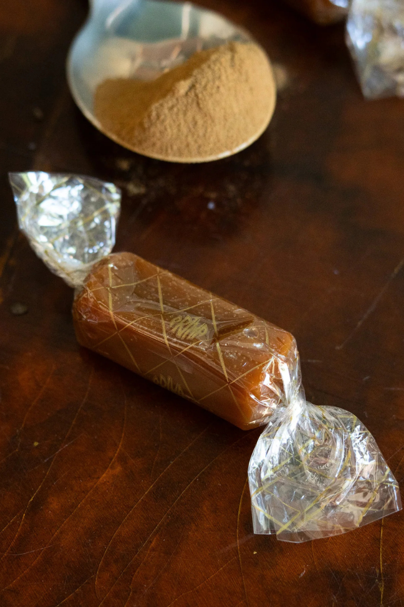 Pärlans Konfektyr Caramel box of 10 - salty liquorice