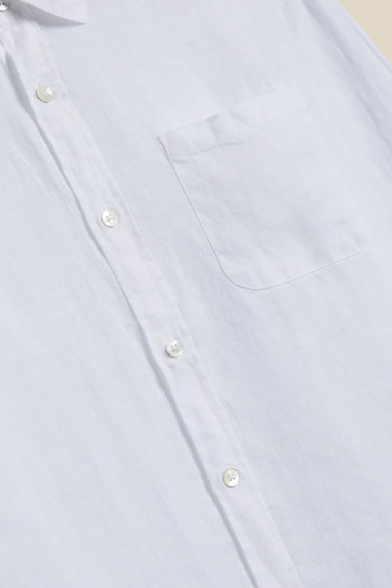 Portuguese Flannel Linen shirt - white
