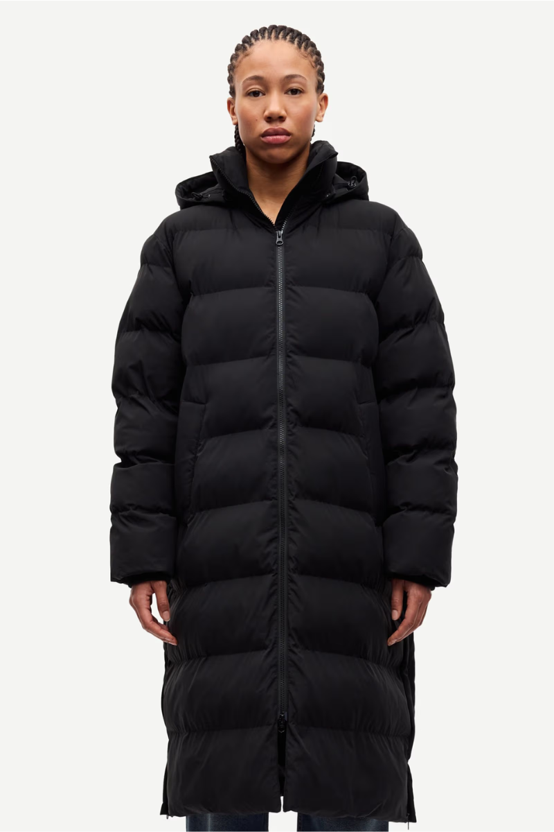Samsøe Samsøe Saseri puffer coat - black