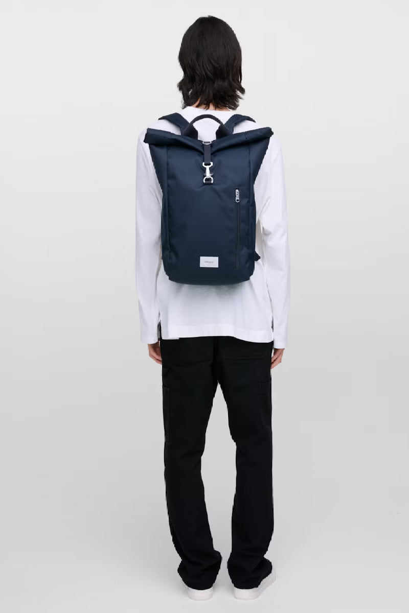 Sandqvist Ground Rolltop Backpack L - Navy