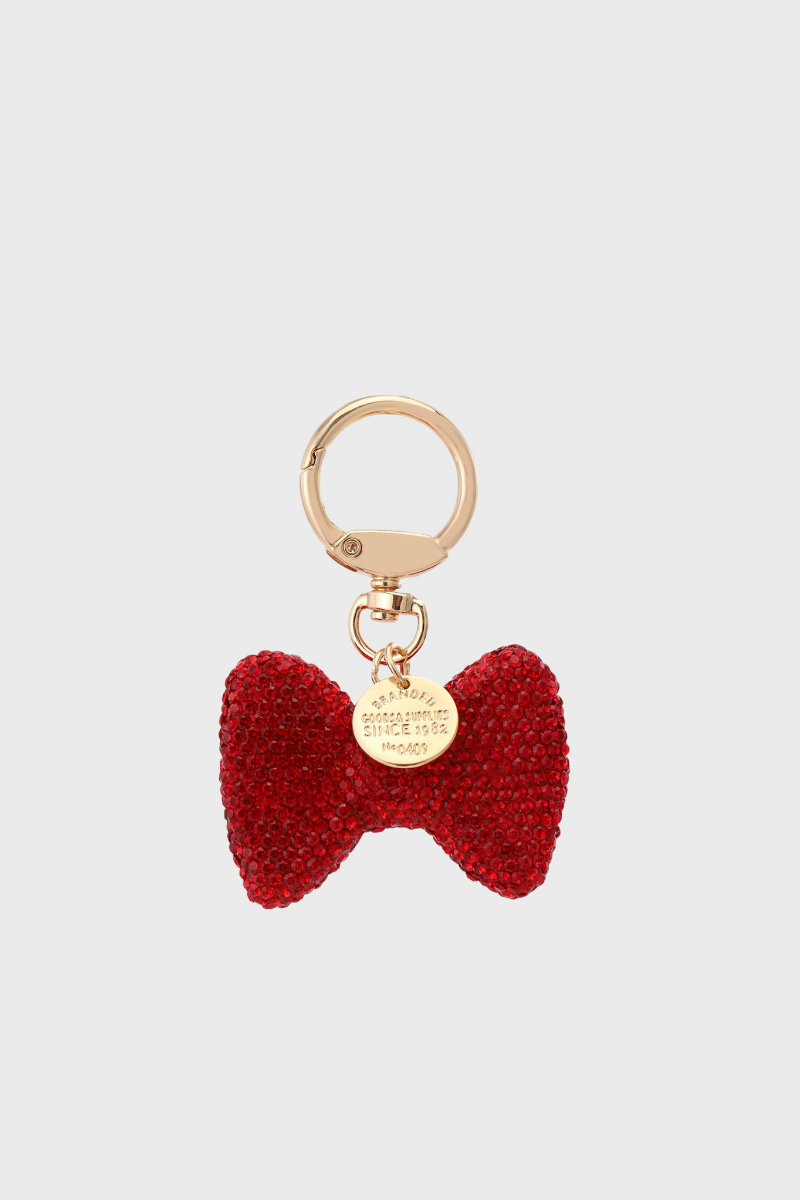 Sticky Bestie Bow Charm - red