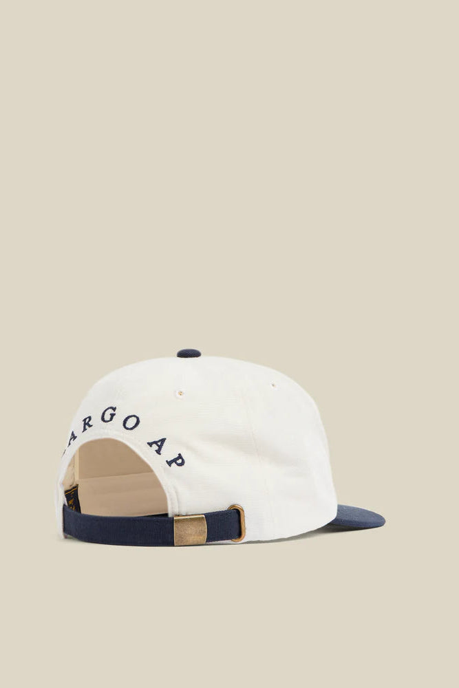 Portuguese Flannel Store Canvas Cap - navy