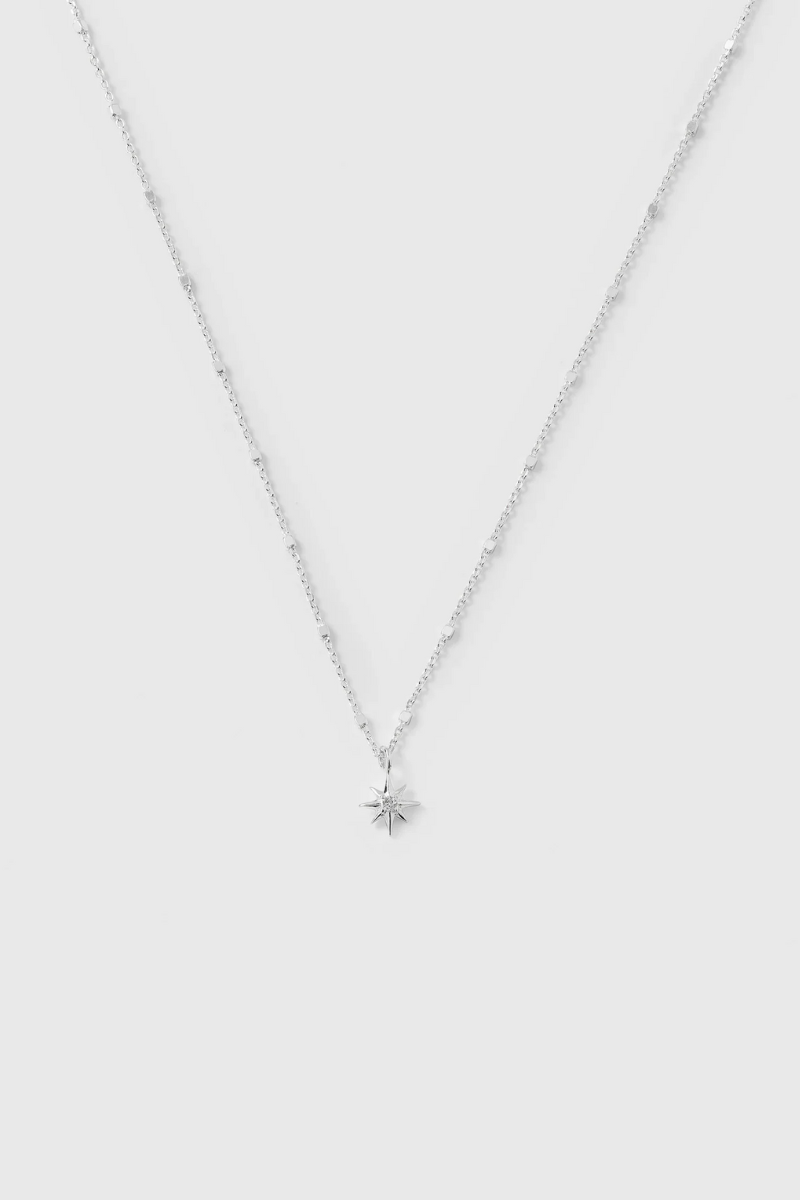 Syster P North Star Necklace - silver