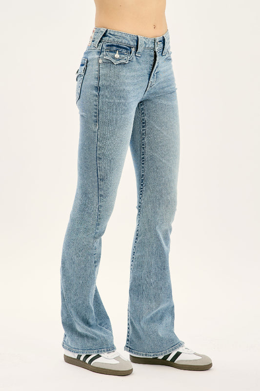 True Religion Joey Low Rise Flare 