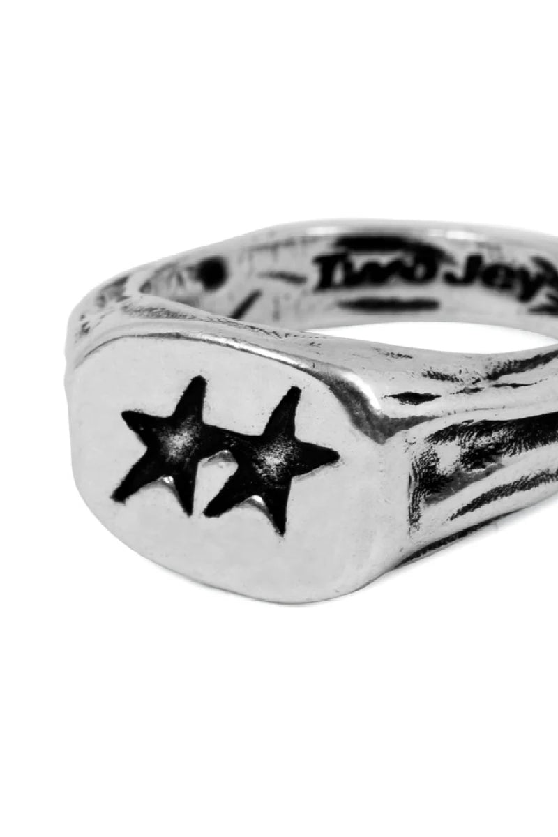 Twojeys Superstar Signet Ring - silver