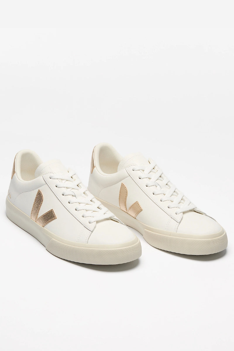 Veja Campo leather - extra white / platine