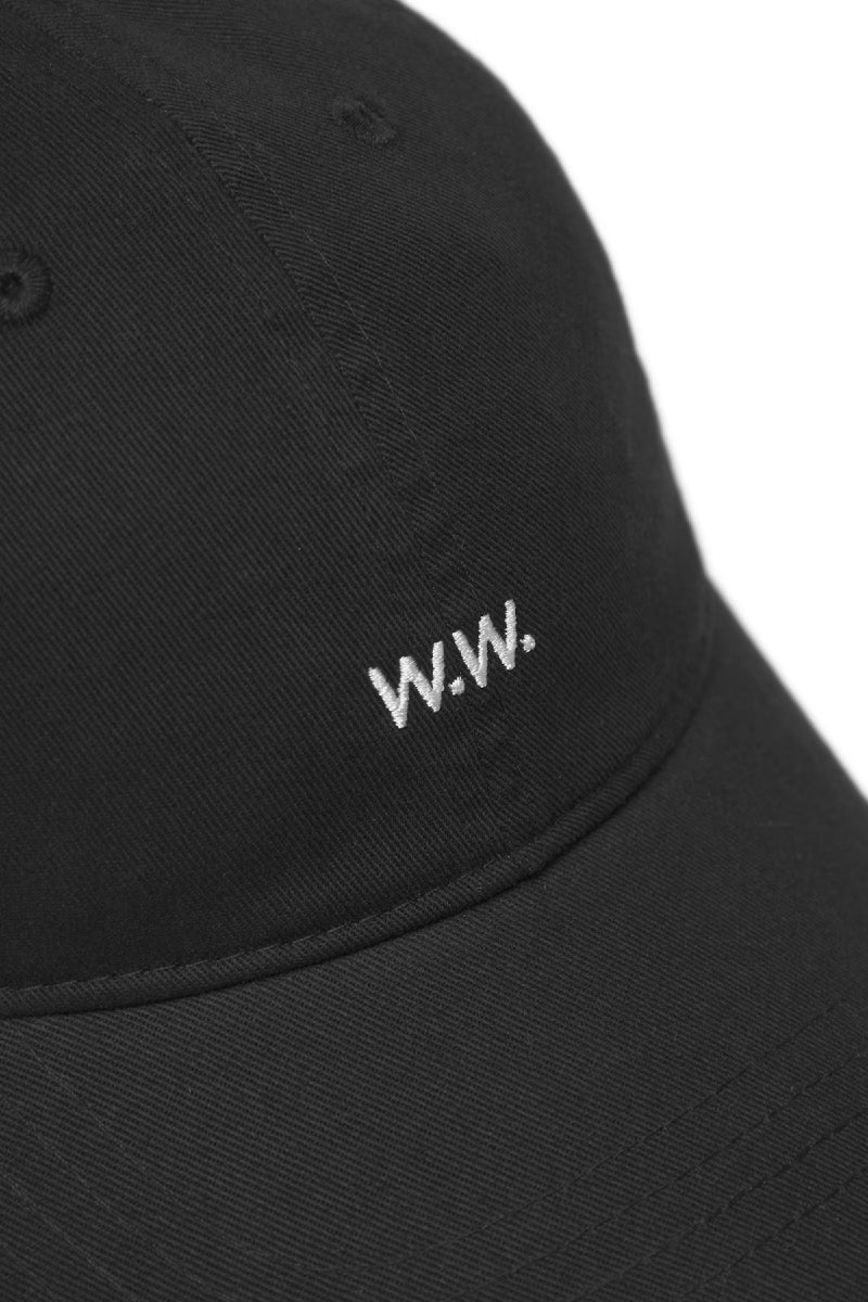 Wood Wood Low Profile Twill cap - black