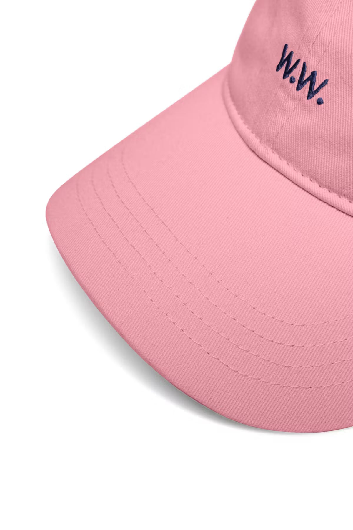 Wood Wood Low profile twill cap - seashell pink