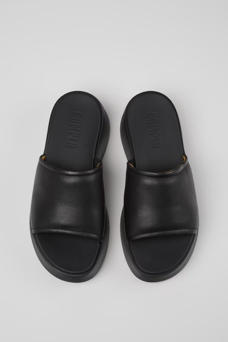 Camper Tasha sandal - black leather