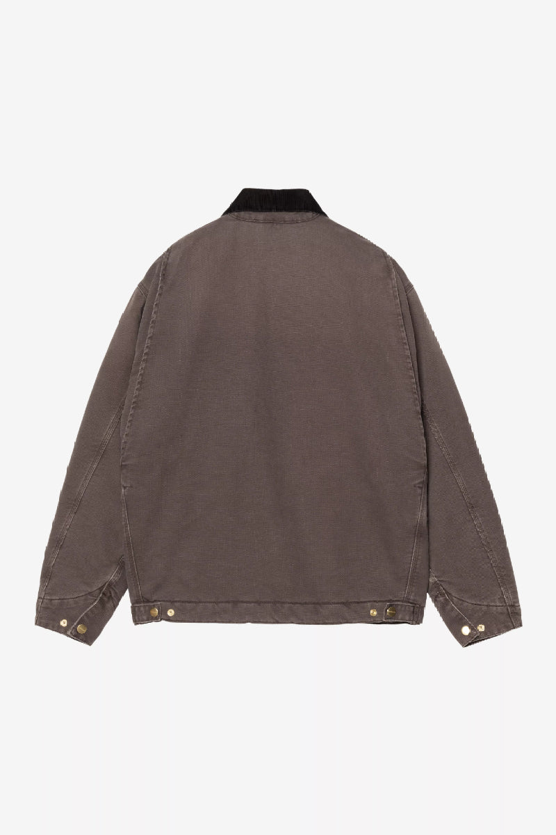 Carhartt WIP OG Detroit Dearborn Canvas Jacket - tobacco / black