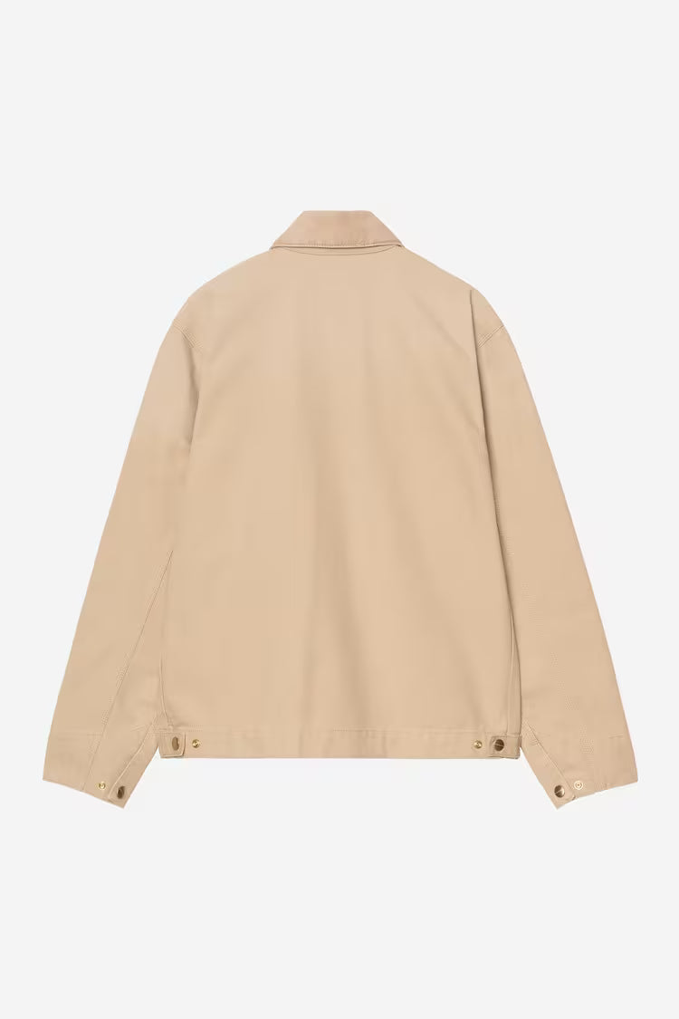 Carhartt WIP Detroit Jacket 'Dearborn' Canvas - Dusty H Brown / Dusty H Brown, stone canvas