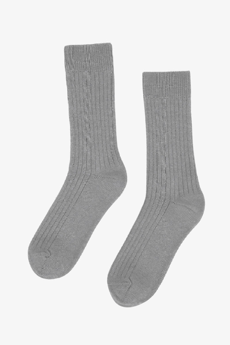Colorful Standard Merino Wool Blend Sock - Heather grey