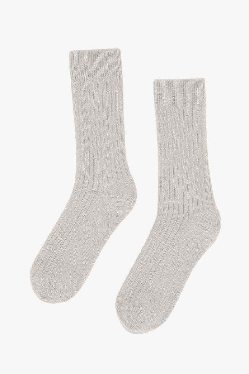 Colorful Standard Merino Wool Blend Sock - Snow Melange