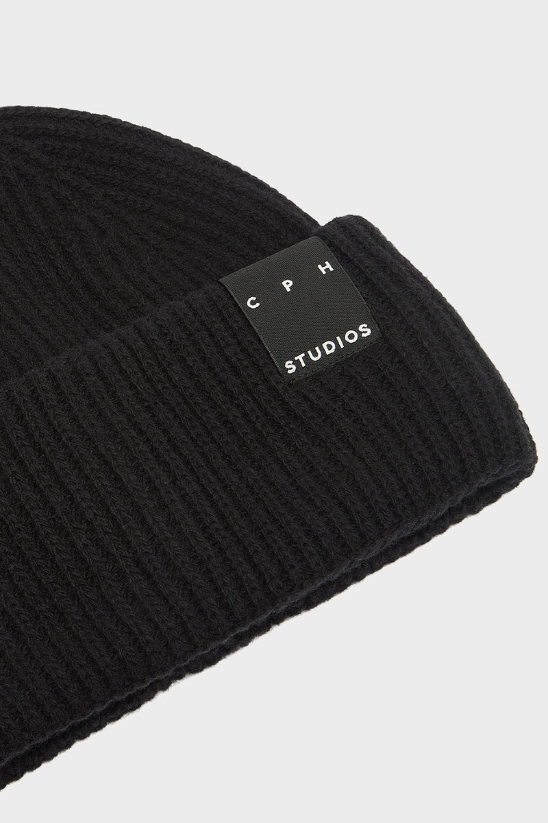 Copenhagen Studios CPH Beanie 3 wool mix - black