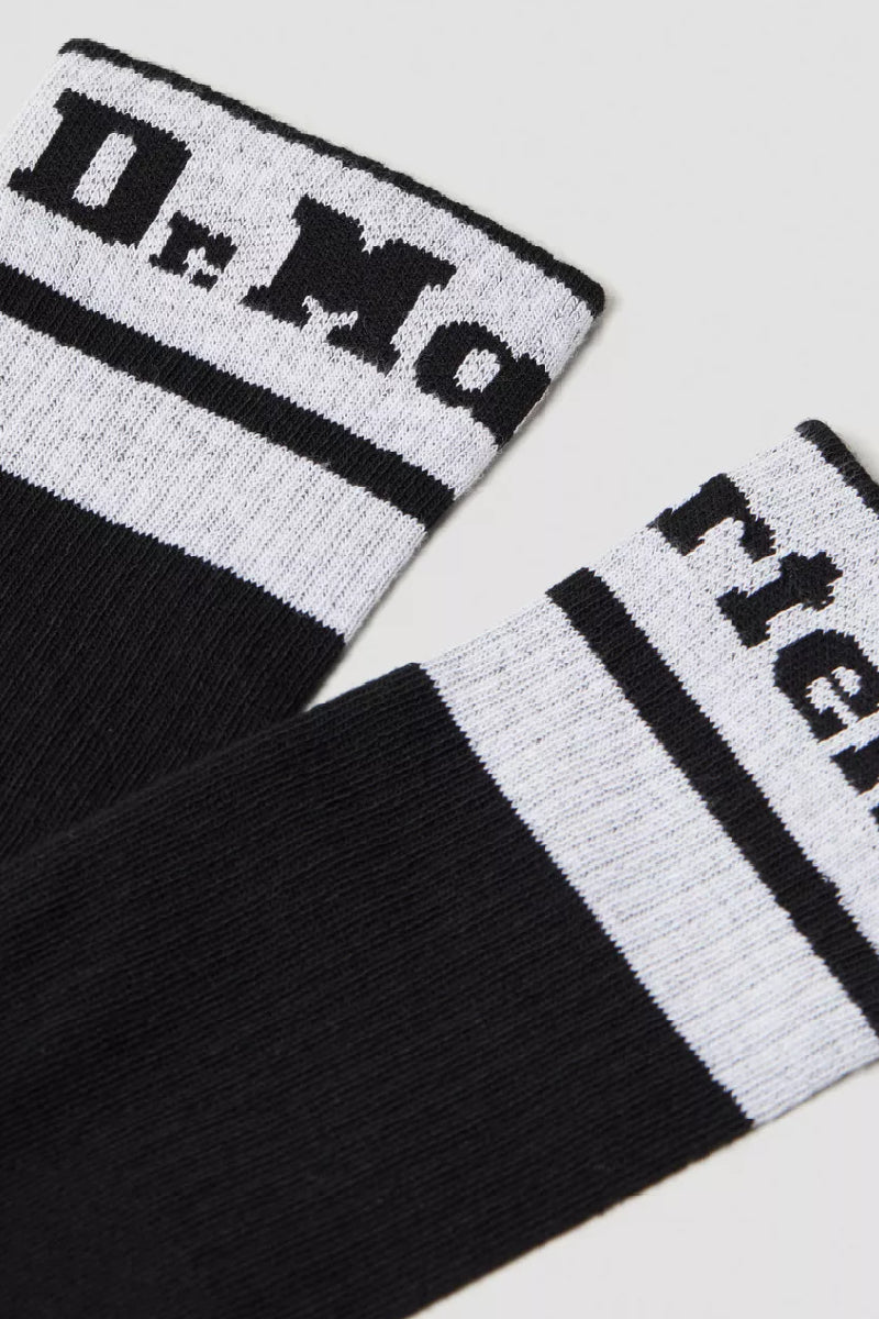 Dr. Martens Athletic logo socks - black/white