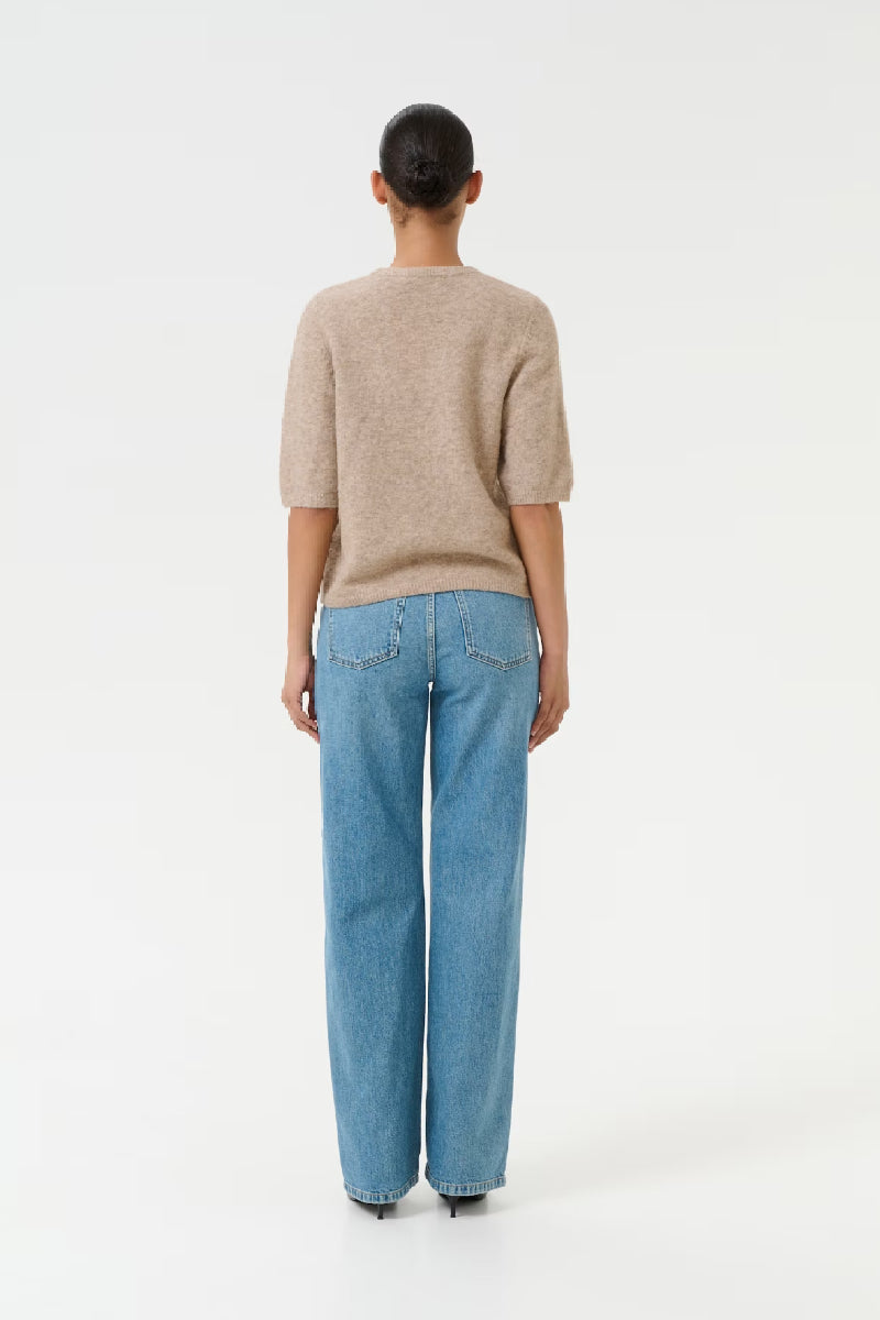 Gestuz AlphaGZ ss tee - warm sand melange