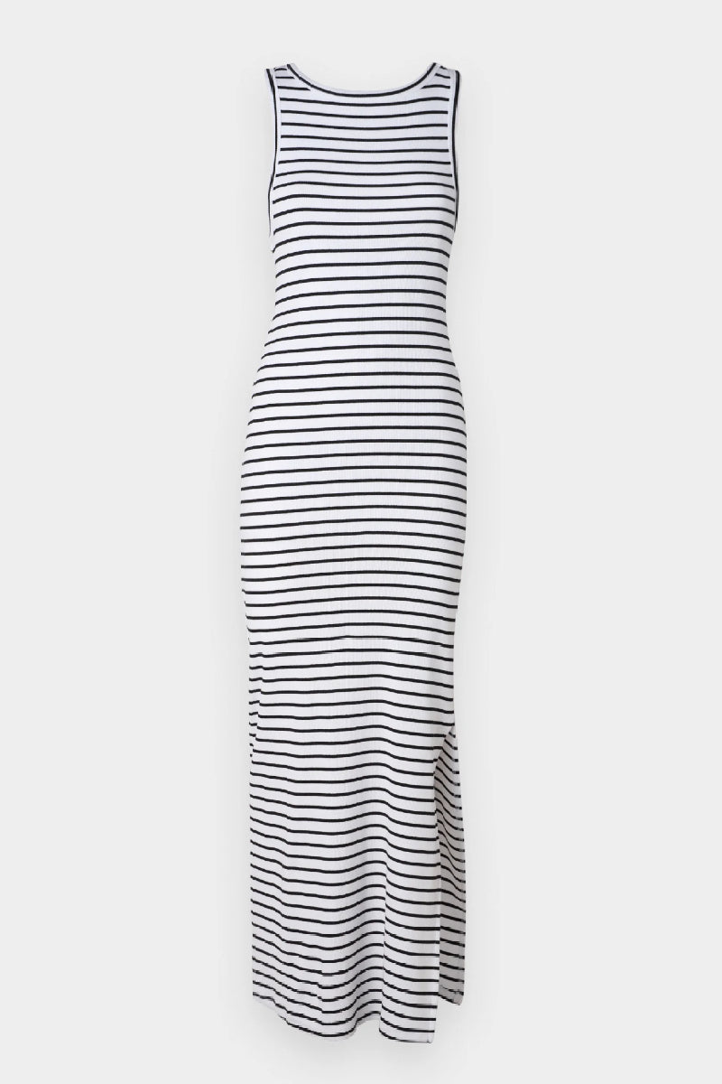 Gestuz DrewGZ SL reversible dress - black / white stripe