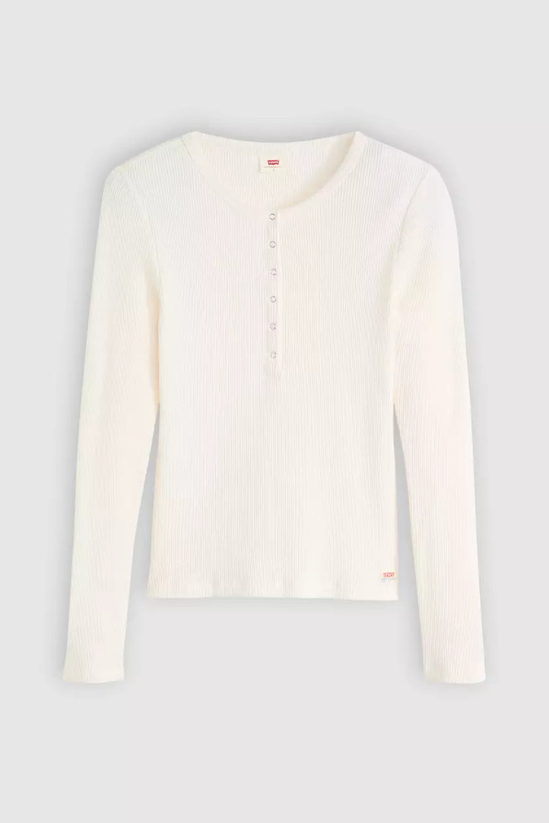 Levi’s Dry goods Henley Waffle - Gardenia