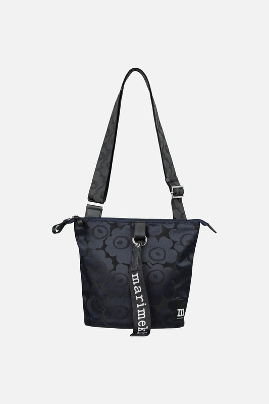 Marimekko Carry All Unikko olkalaukku - sininen / tummansininen