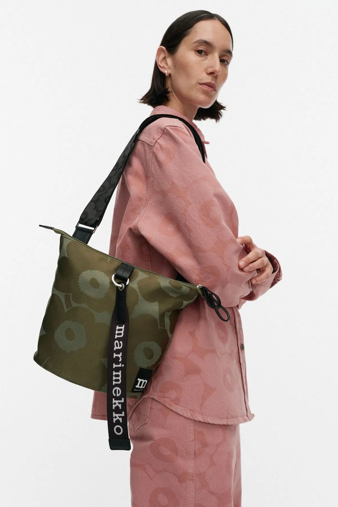 Marimekko Carry All Unikko olkalaukku - vihreä