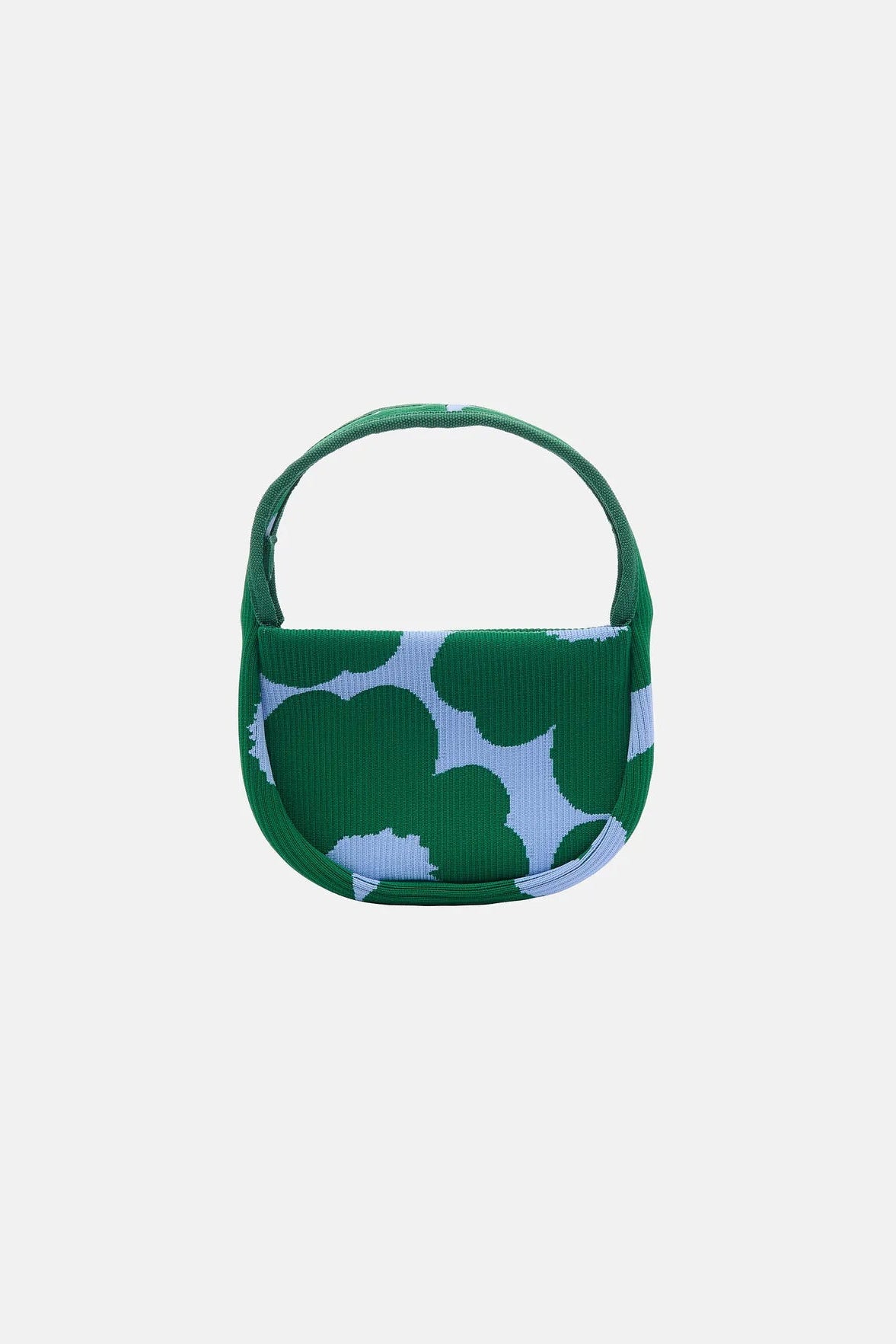 Marimekko Knitted Mini Handbag Unikko laukku - sininen / vihreä