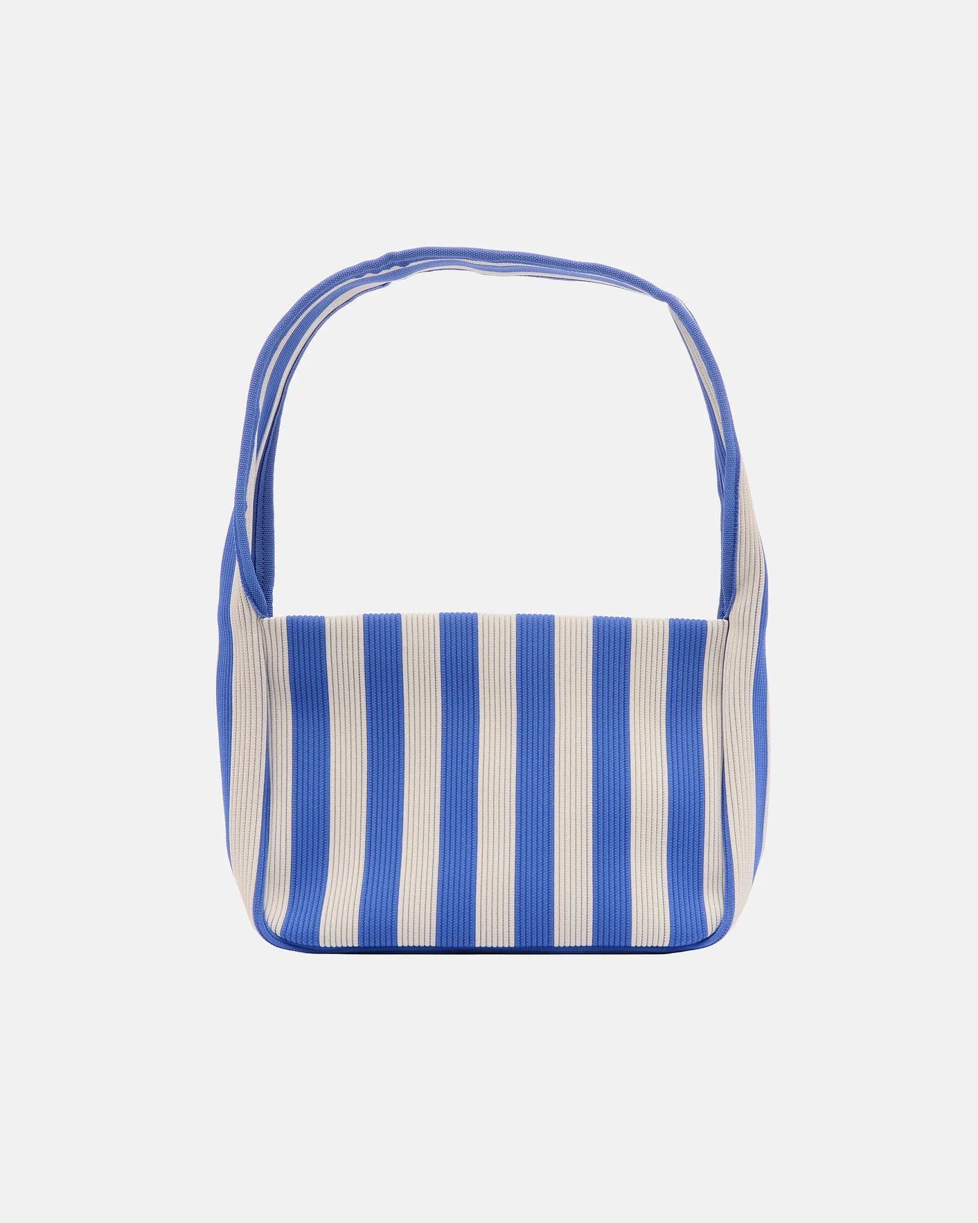 Marimekko Knitted Shoulderbag Merirosvo olkalaukku - sininen / valkoinen