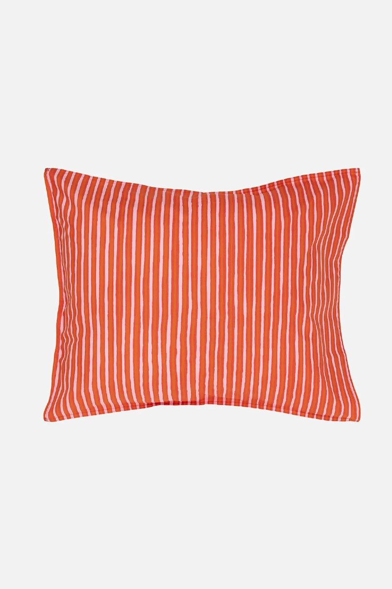 Marimekko Piccolo tyynyliina 50x60 cm - oranssi / vaaleanpunainen