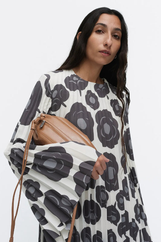 Marimekko Pikku Karla Patent olkalaukku - vaaleanruskea