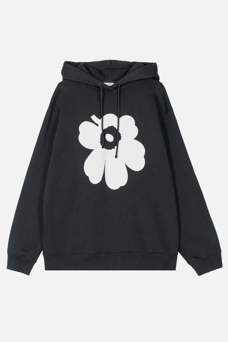 Marimekko Runoja Unikko Placement - musta/valkoinen