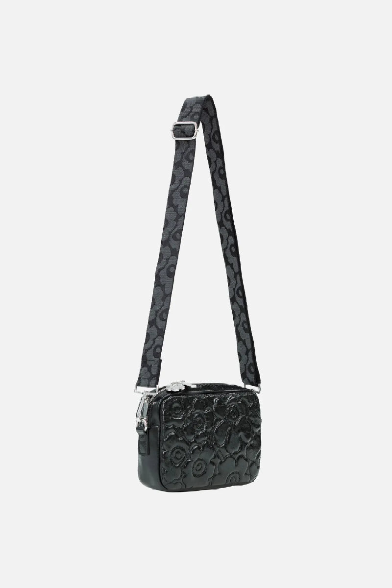 Marimekko Soft Gratha Unikko olkalaukku - musta