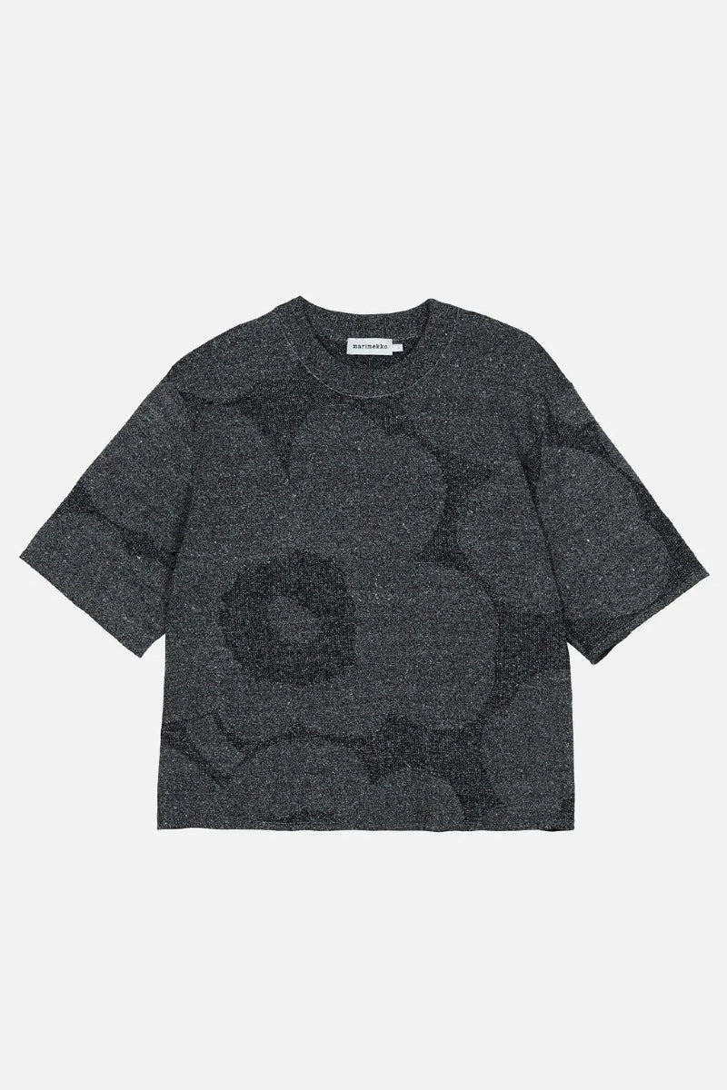 Marimekko Suloinen Unikko neulepaita - tummanharmaan