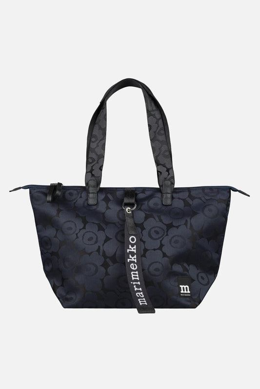 Marimekko Tote M Unikko Shoulder Bag - sininen / tummansininen